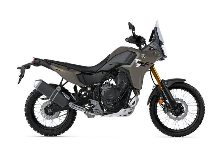 Yamaha Ténéré 700 Low in der Farbe Frozen Titanium