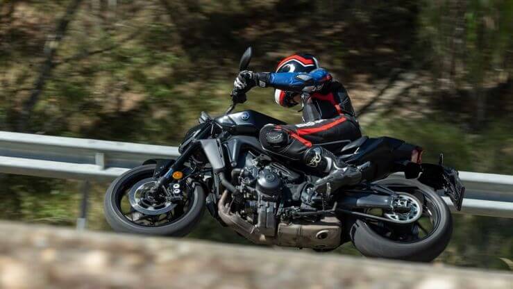 Yamaha MT09 mit Y-AMT Automatik Getriebe