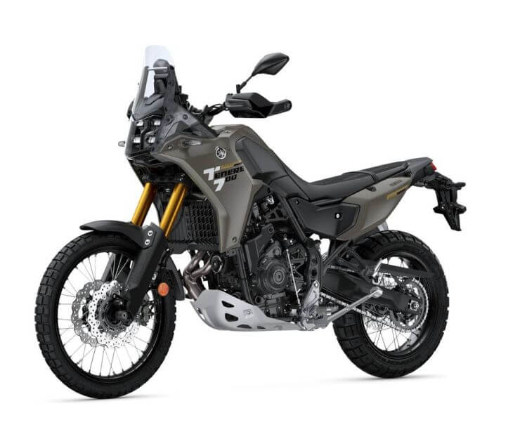 Yamaha Ténéré 700 Low in der Farbe Frozen Titanium