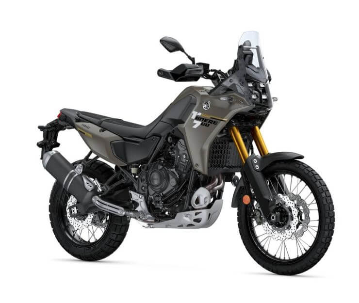 Yamaha Ténéré 700 Low in der Farbe Frozen Titanium